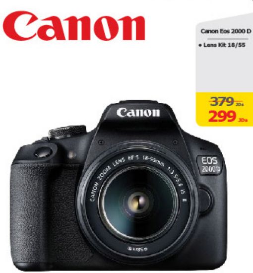 صورة Canon Camera Eos 2000 D